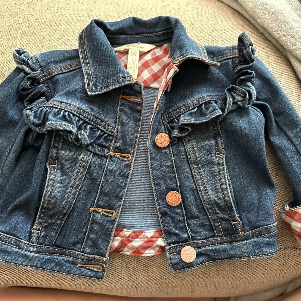 ADORABLE girls denim Matilda Jane dress!